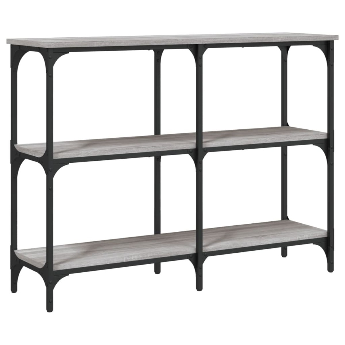 vidaXL Τραπέζι Κονσόλα Γκρι Sonoma 100x29x75 εκ. Επεξεργασμένο Ξύλο
