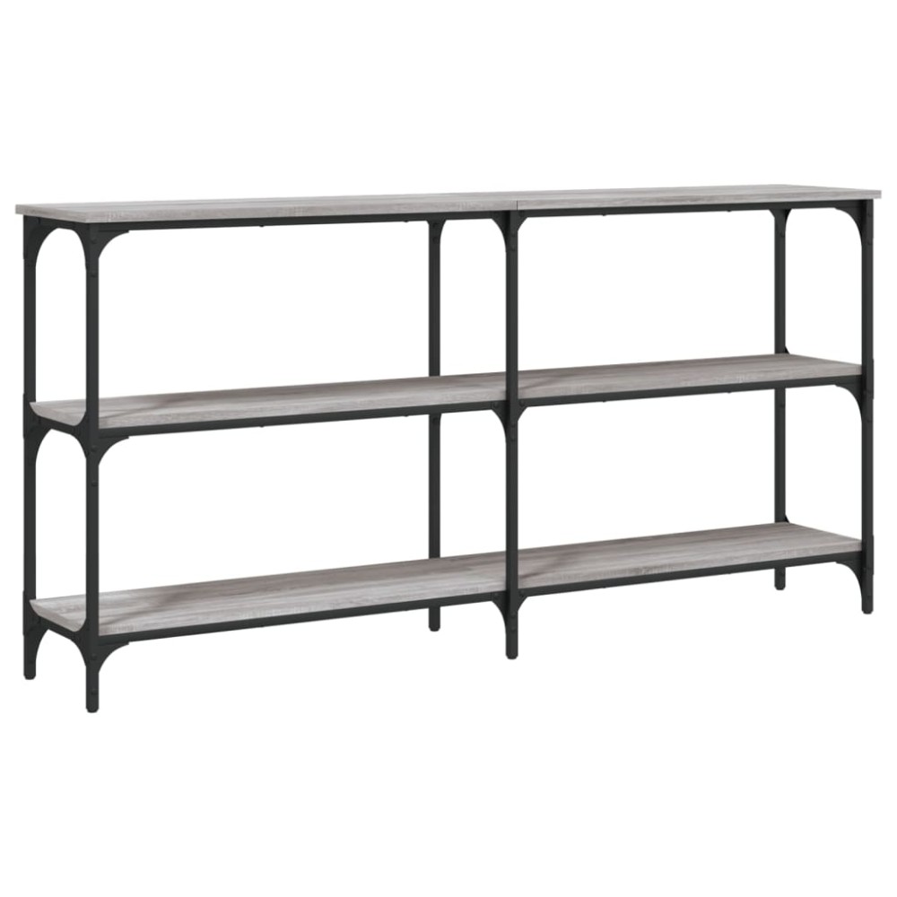 vidaXL Τραπέζι Κονσόλα Γκρι Sonoma 150x29x75 εκ. Επεξεργασμένο Ξύλο