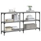 vidaXL Τραπέζι Κονσόλα Γκρι Sonoma 150x29x75 εκ. Επεξεργασμένο Ξύλο