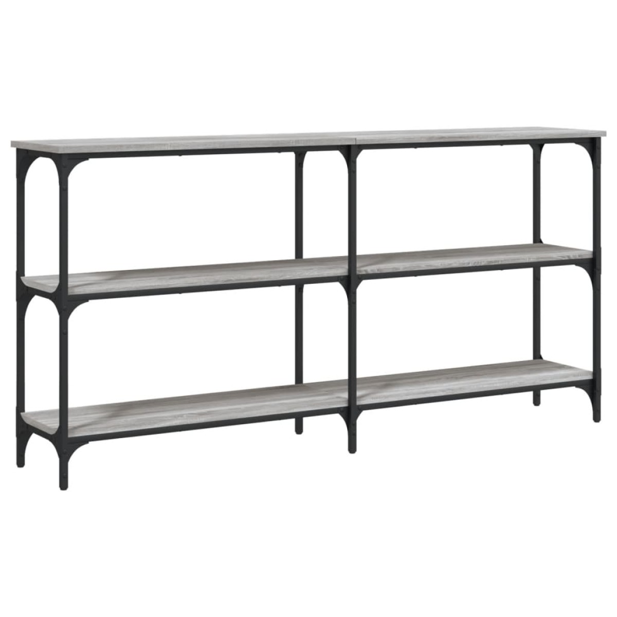 vidaXL Τραπέζι Κονσόλα Γκρι Sonoma 150x29x75 εκ. Επεξεργασμένο Ξύλο