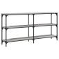 vidaXL Τραπέζι Κονσόλα Γκρι Sonoma 150x29x75 εκ. Επεξεργασμένο Ξύλο