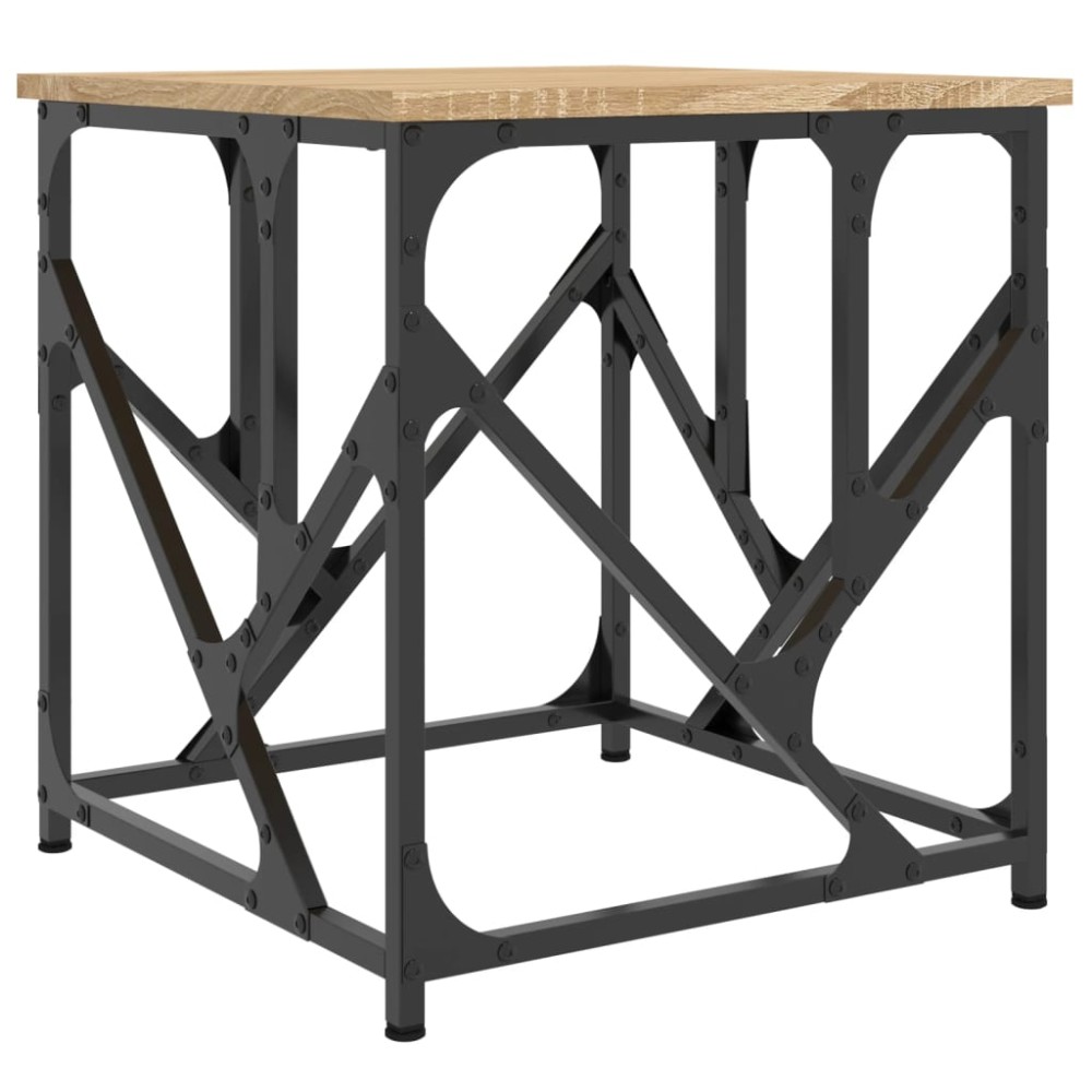 vidaXL Τραπεζάκι Σαλονιού Sonoma Δρυς 45x45x47,5 εκ. Επεξεργασμ. Ξύλο