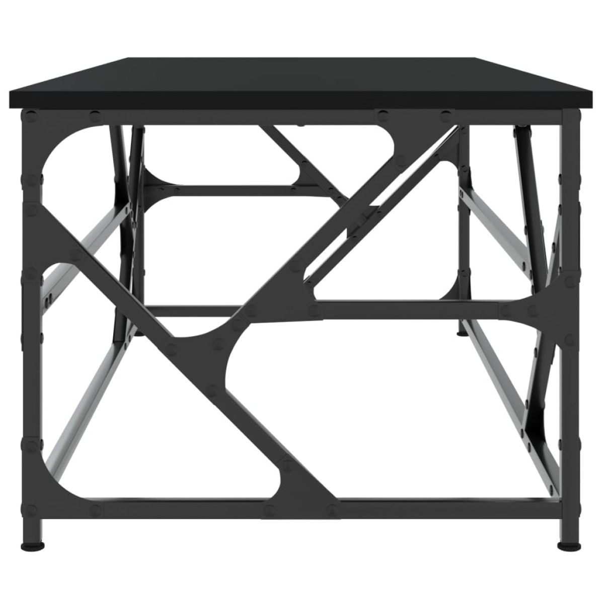 vidaXL Τραπεζάκι Σαλονιού Μαύρο 100 x 50 x 40 εκ. Επεξεργασμένο Ξύλο