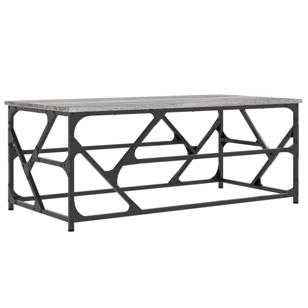 vidaXL Τραπεζάκι Σαλονιού Γκρι Sonoma 100x50x40 εκ. Επεξεργασμένο Ξύλο