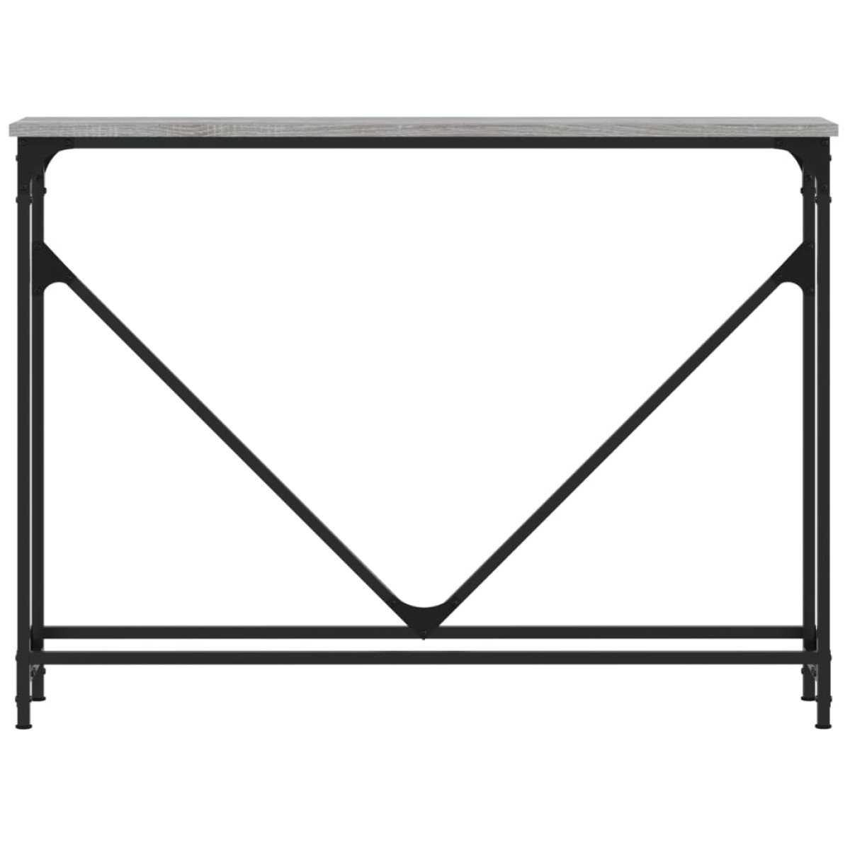 vidaXL Τραπέζι Κονσόλα Γκρι Sonoma 102 x 22,5 x 75 εκ. Επεξεργ. Ξύλο