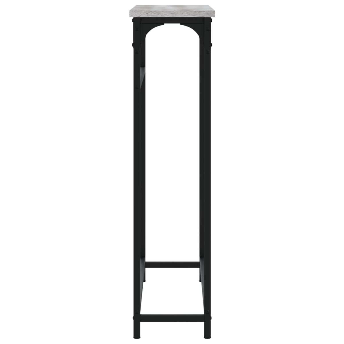 vidaXL Τραπέζι Κονσόλα Γκρι Sonoma 75 x 19,5 x 75 εκ. Επεξεργ. Ξύλο