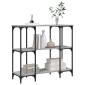 vidaXL Τραπέζι Κονσόλα Γκρι Sonoma 102x35x90 εκ. Επεξεργασμένο Ξύλο