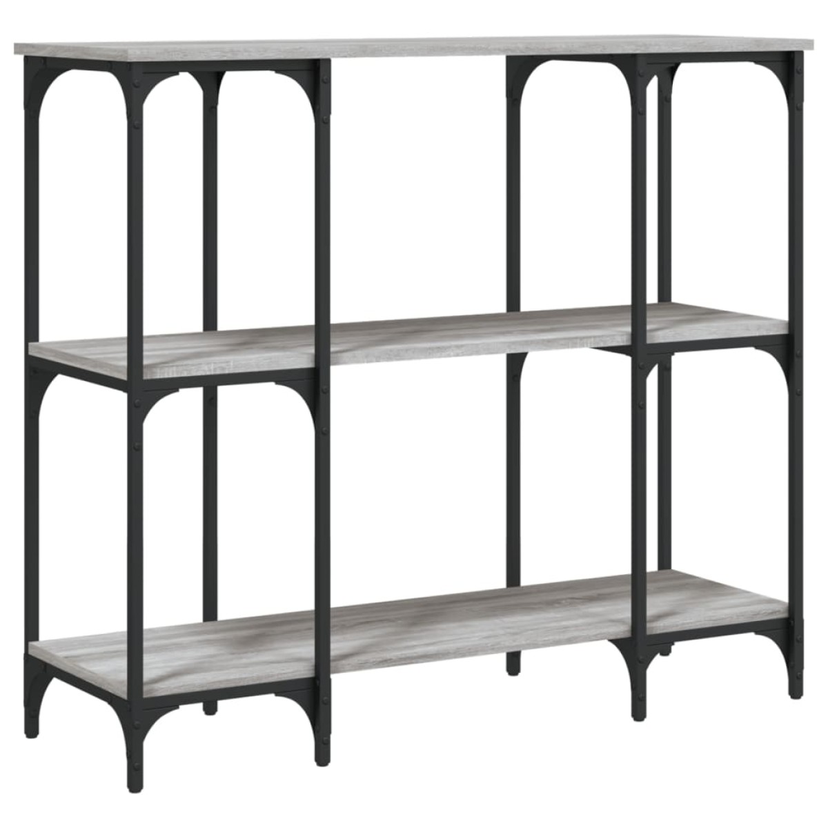 vidaXL Τραπέζι Κονσόλα Γκρι Sonoma 102x35x90 εκ. Επεξεργασμένο Ξύλο