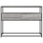 vidaXL Τραπέζι Κονσόλα Γκρι Sonoma 100x40x75 εκ. Επεξεργασμένο Ξύλο