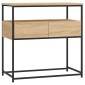 vidaXL Τραπέζι Κονσόλα Sonoma Δρυς 75x40x75 εκ. Επεξεργασμένο Ξύλο