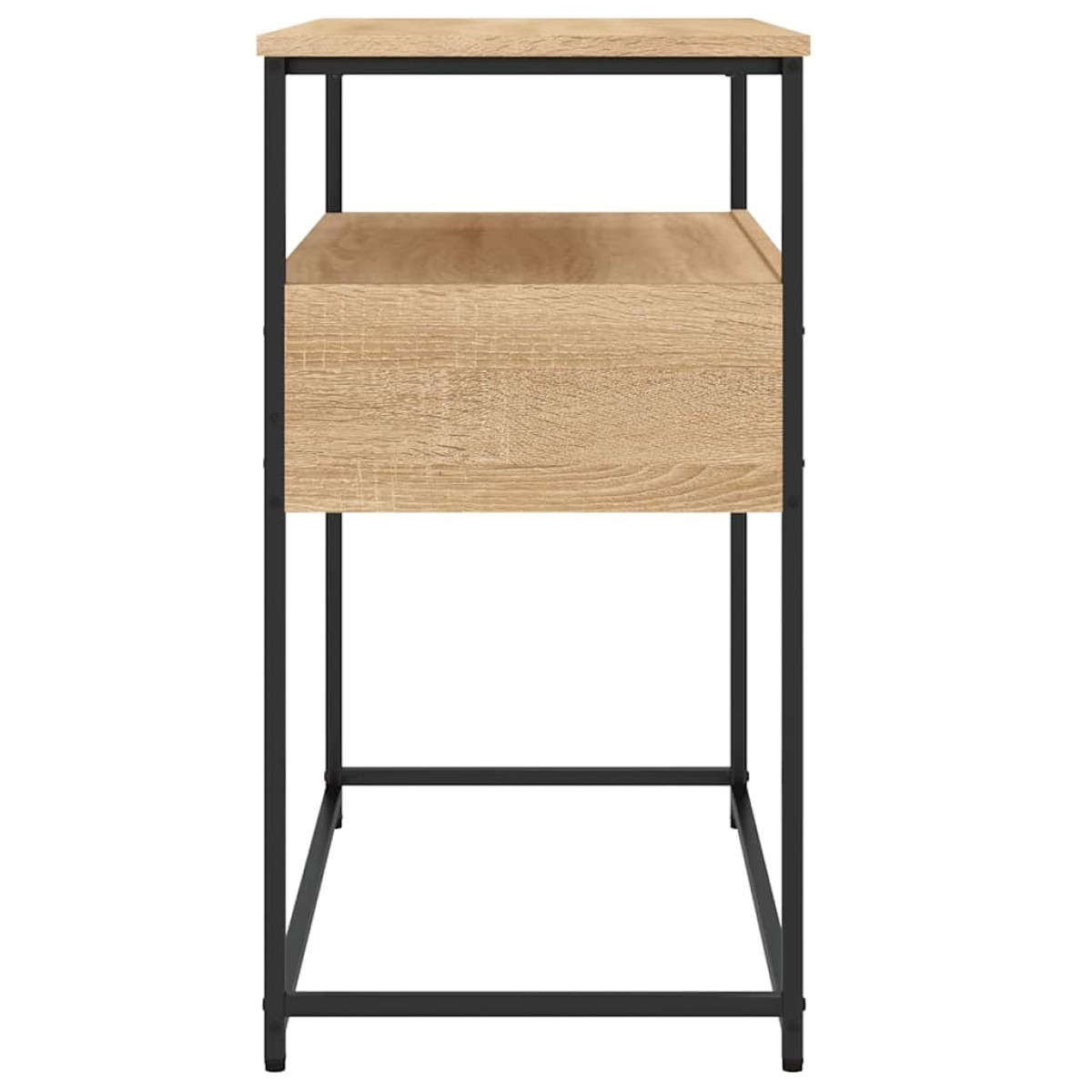 vidaXL Τραπέζι Κονσόλα Sonoma Δρυς 75x40x75 εκ. Επεξεργασμένο Ξύλο