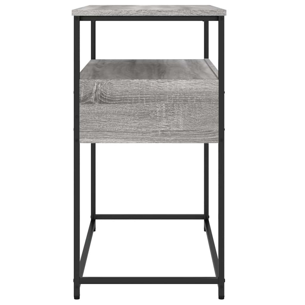 vidaXL Τραπέζι Κονσόλα Γκρι Sonoma 75x40x75 εκ. Επεξεργασμένο Ξύλο