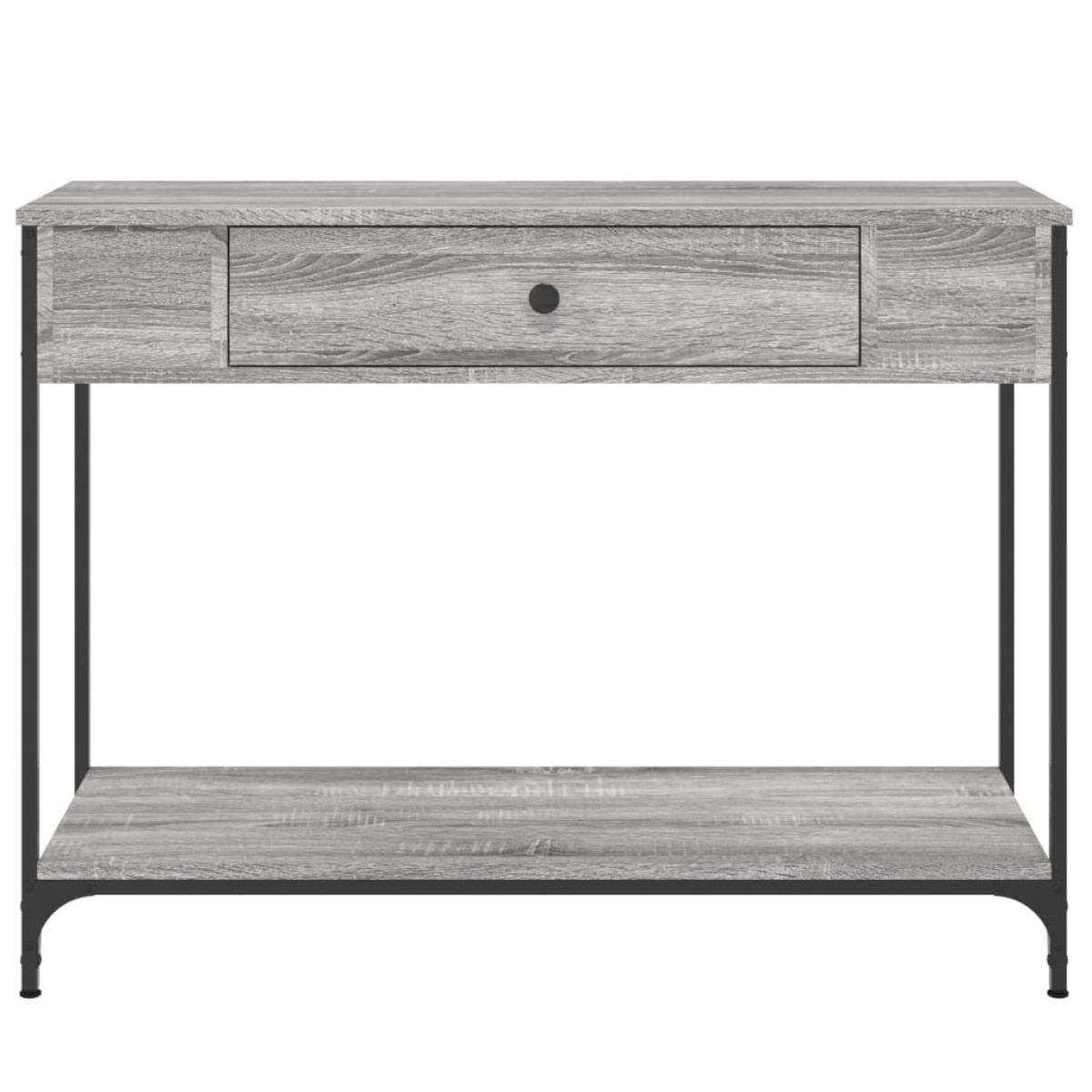 vidaXL Τραπέζι Κονσόλα Γκρι Sonoma 100x34,5x75 εκ. Επεξεργασμένο Ξύλο