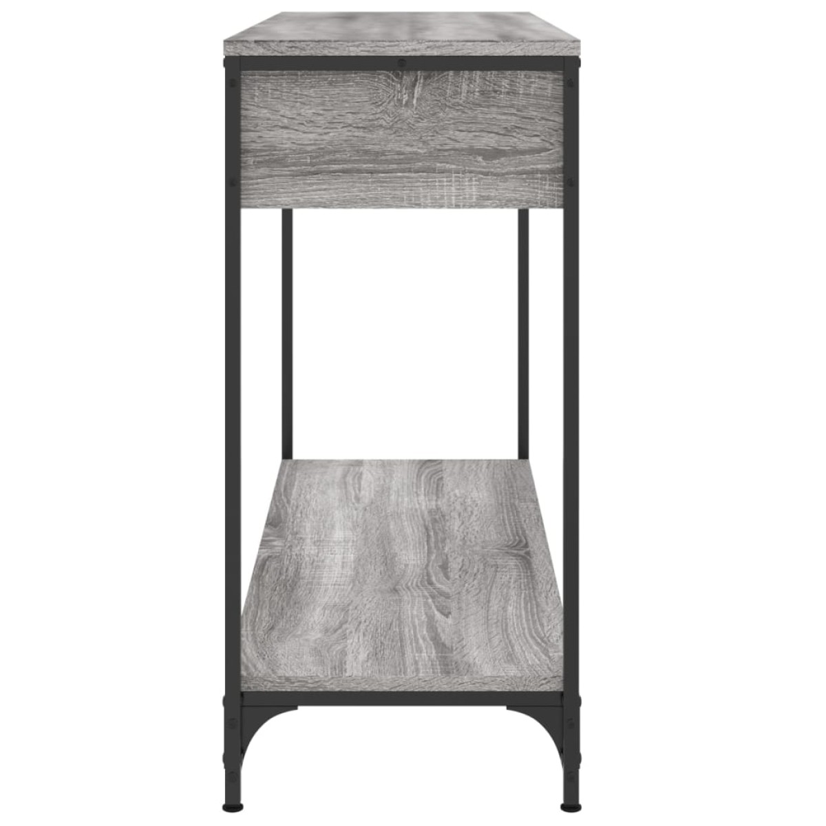 vidaXL Τραπέζι Κονσόλα Γκρι Sonoma 100x34,5x75 εκ. Επεξεργασμένο Ξύλο