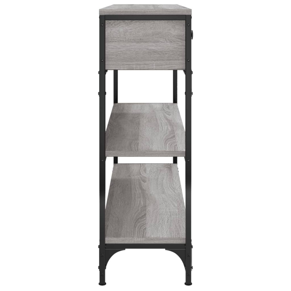 vidaXL Τραπέζι Κονσόλα Γκρι Sonoma 100x25x75 εκ. Επεξεργασμένο Ξύλο