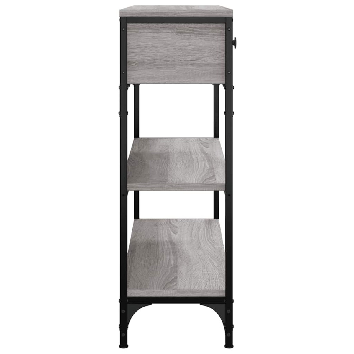 vidaXL Τραπέζι Κονσόλα Γκρι Sonoma 72,5x25x75 εκ. Επεξεργασμένο Ξύλο