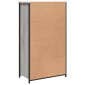 vidaXL Ντουλάπι Γκρι Sonoma 62x32x106,5 εκ. από Επεξεργασμένο Ξύλο