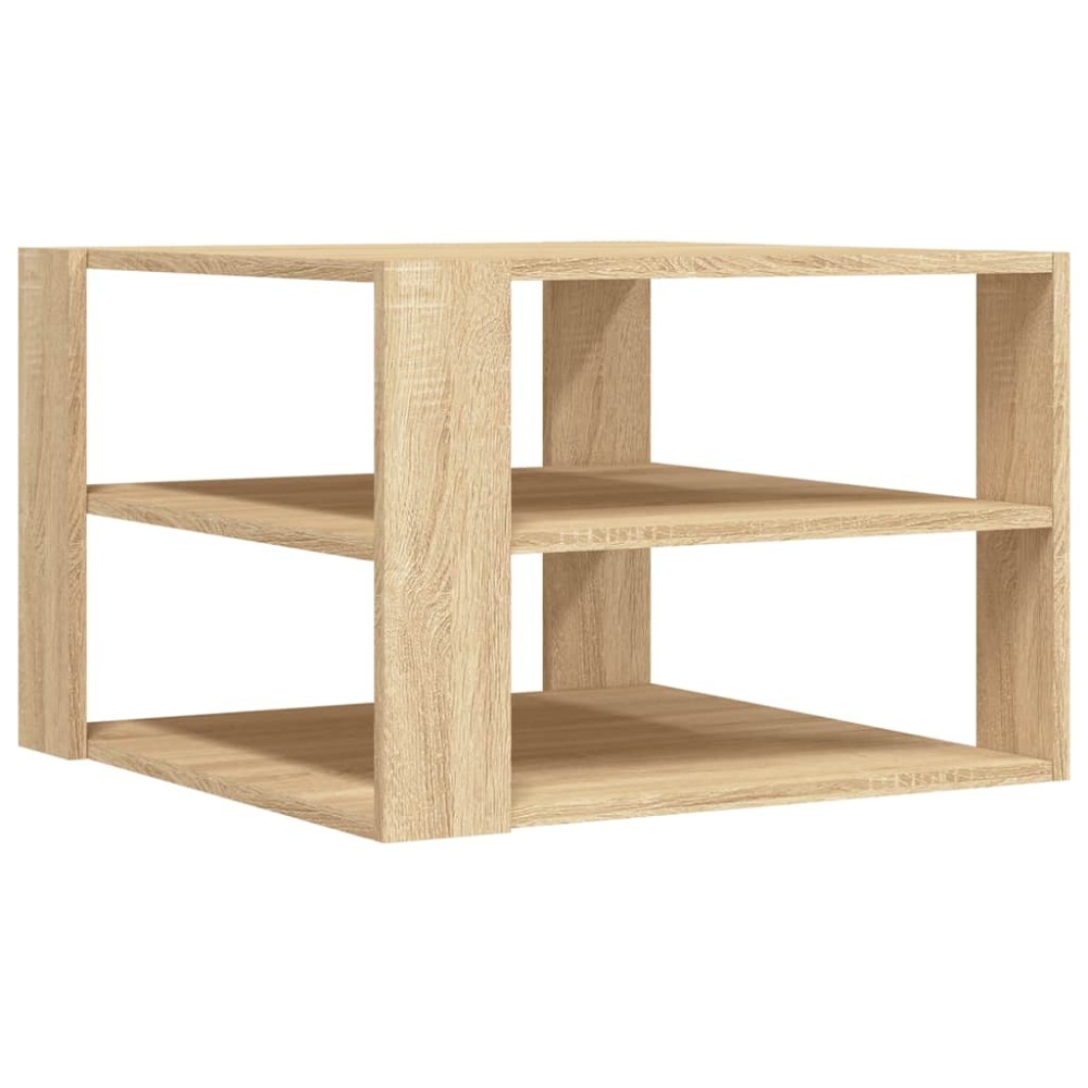 vidaXL Τραπεζάκι Σαλονιού Sonoma Δρυς 58x58x40 εκ. Επεξεργ. Ξύλο