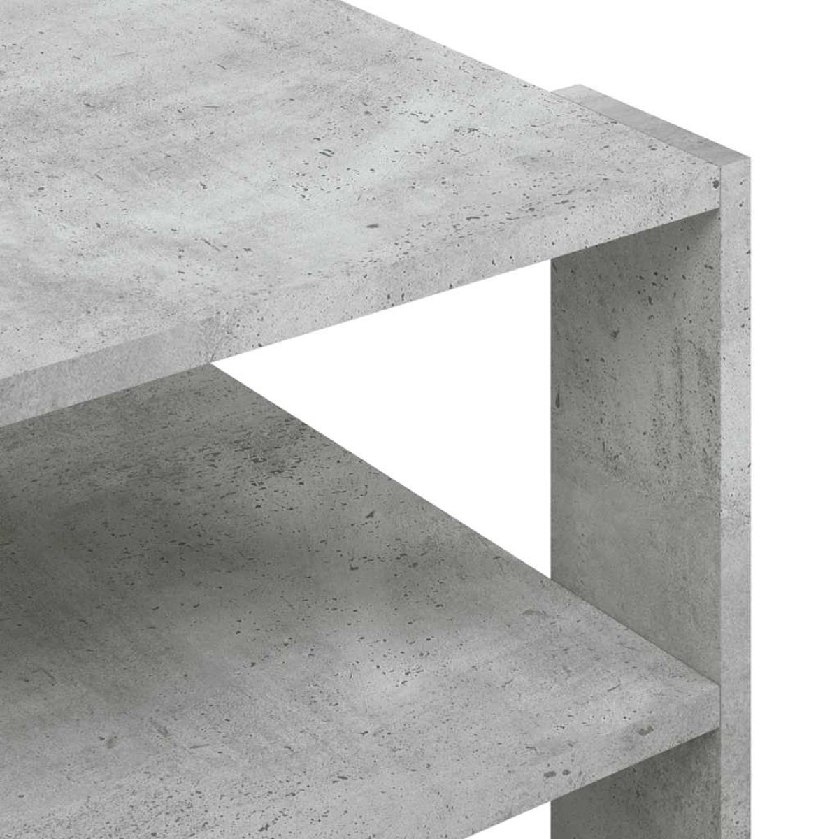 vidaXL Τραπεζάκι Σαλονιού Γκρι Σκυρ. 59,5x59,5x40 εκ. Επεξεργ. Ξύλο