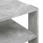vidaXL Τραπεζάκι Σαλονιού Γκρι Σκυρ. 59,5x59,5x40 εκ. Επεξεργ. Ξύλο