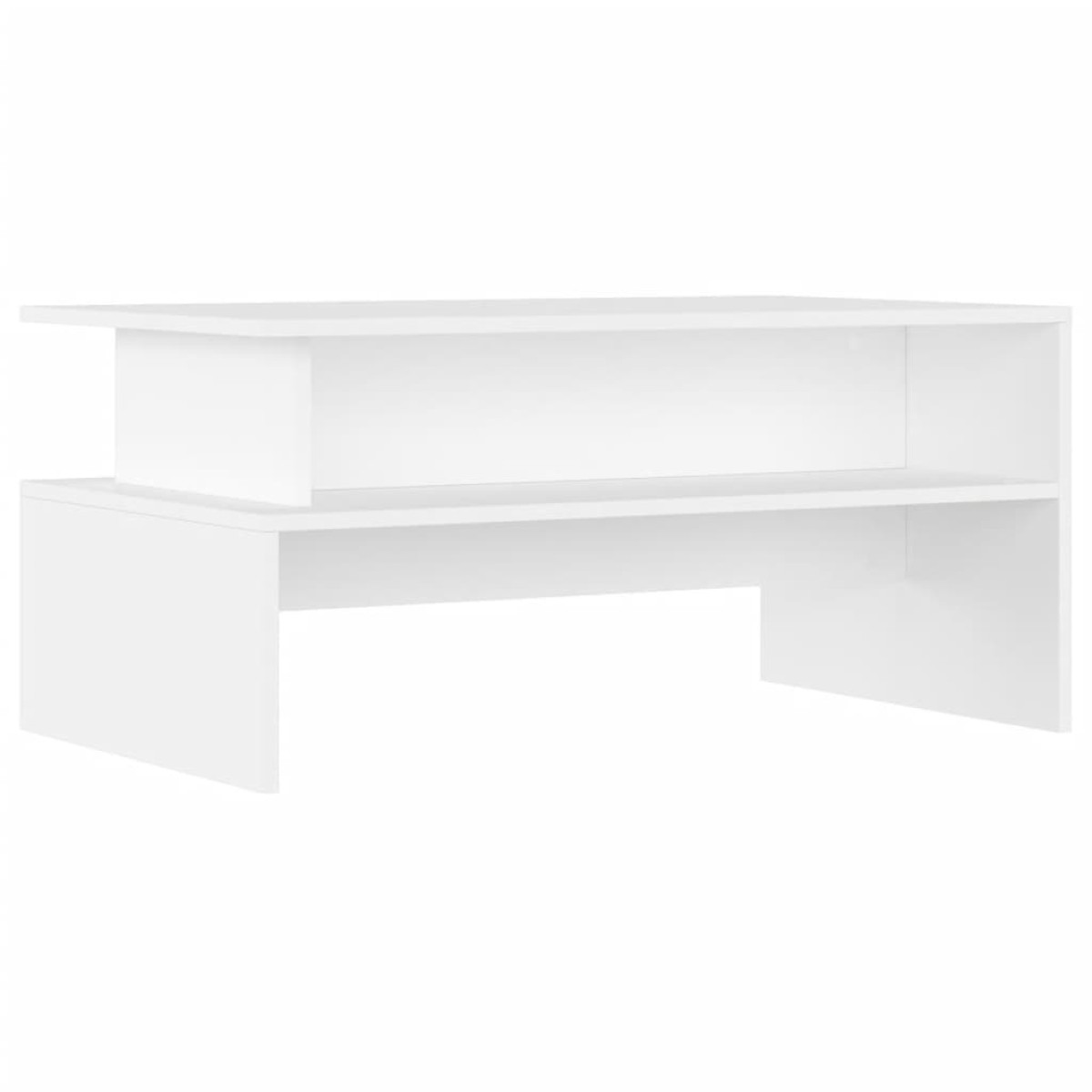 vidaXL Τραπεζάκι Σαλονιού Λευκό 90 x 55 x 42,5 εκ. Επεξεργασμένο Ξύλο