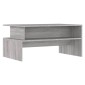 vidaXL Τραπεζάκι Σαλονιού Γκρι Sonoma 90x55x42,5 εκ Επεξεργασμένο Ξύλο
