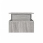 vidaXL Τραπεζάκι Σαλονιού Γκρι Sonoma 90x55x42,5 εκ Επεξεργασμένο Ξύλο