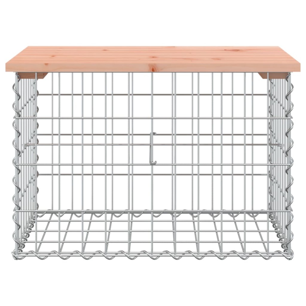 vidaXL Πάγκος Κήπου Συρματοκιβώτιο 63 x 44 x 42 εκ. Μασίφ Ψευδοτσούγκα