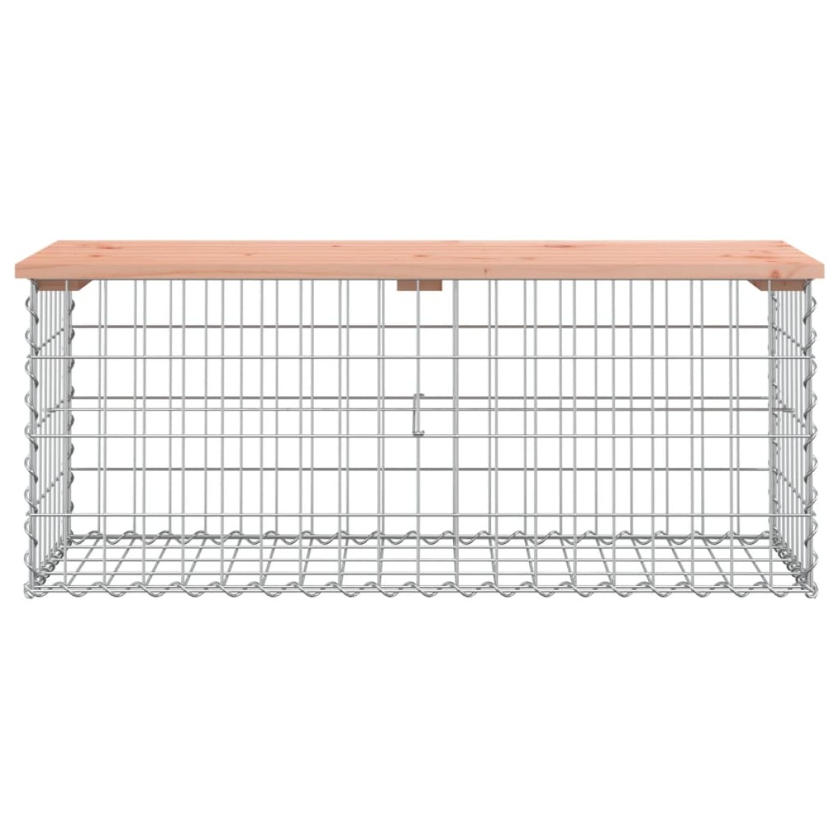 vidaXL Πάγκος Κήπου Συρματοκιβώτιο 103x44x42 εκ. Μασίφ Ψευδοτσούγκα