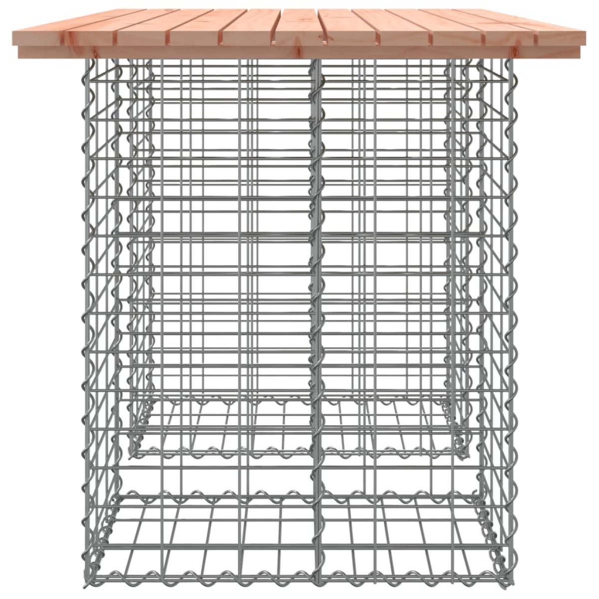 vidaXL Πάγκος Κήπου Συρματοκιβώτιο 100x70x72 εκ. Μασίφ Ψευδοτσούγκα