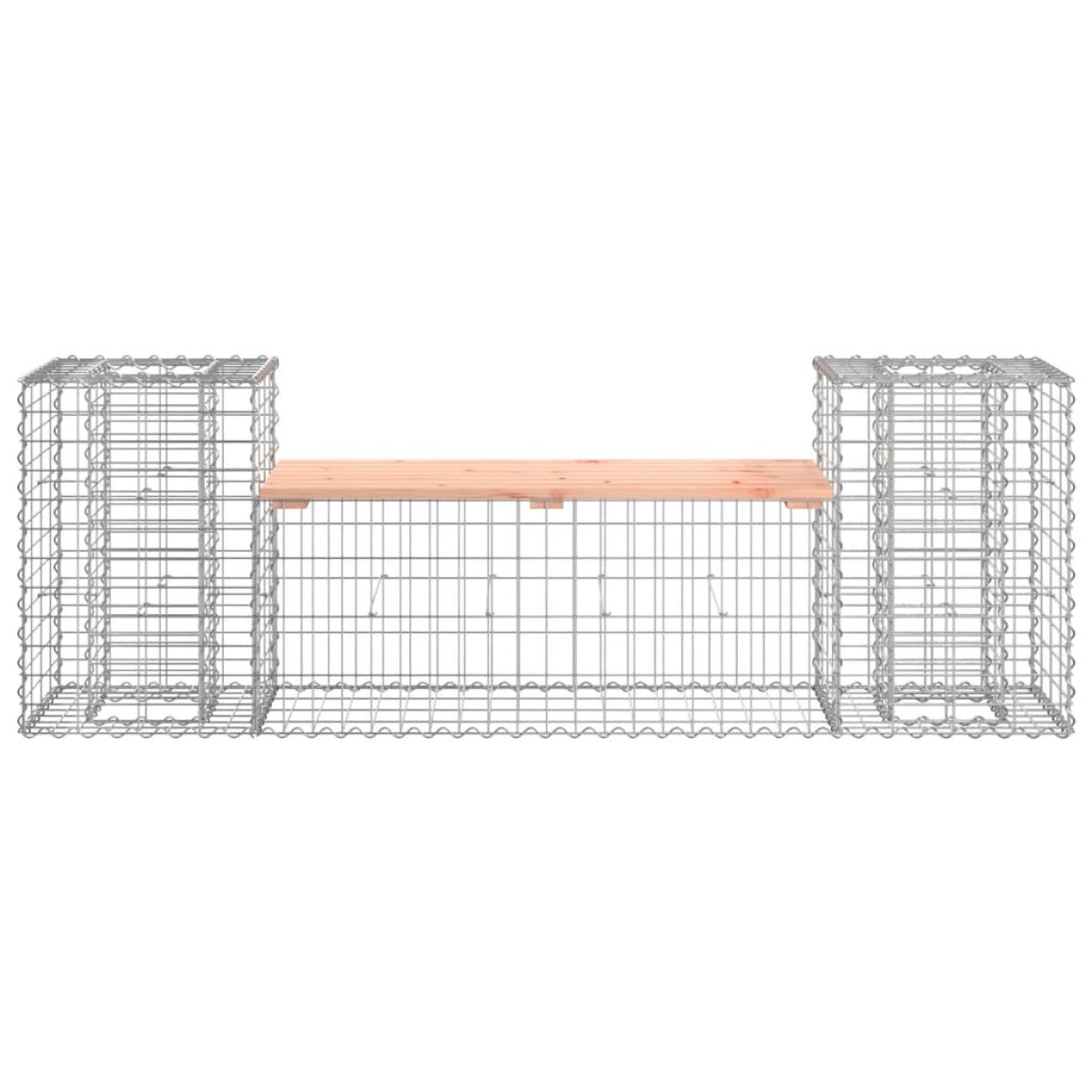vidaXL Παγκάκι Συρματοκιβώτιο 183x41x60,5 εκ. Μασίφ Ξύλο Ψευδοτσούγκας