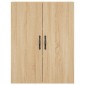 vidaXL Ντουλάπι Επιτοίχιο Sonoma Δρυς 69,5 x 34 x 90 εκ. Επεξεργ. Ξύλο