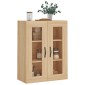 vidaXL Ντουλάπι Επιτοίχιο Sonoma Δρυς 69,5 x 34 x 90 εκ. Επεξεργ. Ξύλο