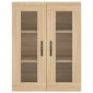 vidaXL Ντουλάπι Επιτοίχιο Sonoma Δρυς 69,5 x 34 x 90 εκ. Επεξεργ. Ξύλο