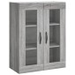 vidaXL Ντουλάπι Επιτοίχιο Γκρι Sonoma 69,5 x 34 x 90 εκ. Επεξεργ. Ξύλο