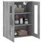 vidaXL Ντουλάπι Επιτοίχιο Γκρι Sonoma 69,5 x 34 x 90 εκ. Επεξεργ. Ξύλο