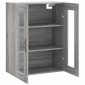 vidaXL Ντουλάπι Επιτοίχιο Γκρι Sonoma 69,5 x 34 x 90 εκ. Επεξεργ. Ξύλο