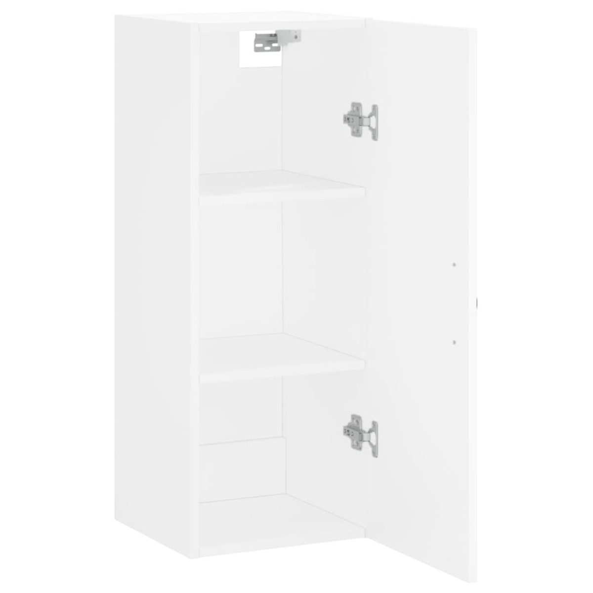 vidaXL Ντουλάπι Τοίχου Λευκό 34,5 x 34 x 90 εκ. από Επεξεργασμένο Ξύλο