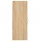 vidaXL Ντουλάπι Τοίχου Sonoma Δρυς 34,5 x 34 x 90 εκ. Επεξεργ. Ξύλο