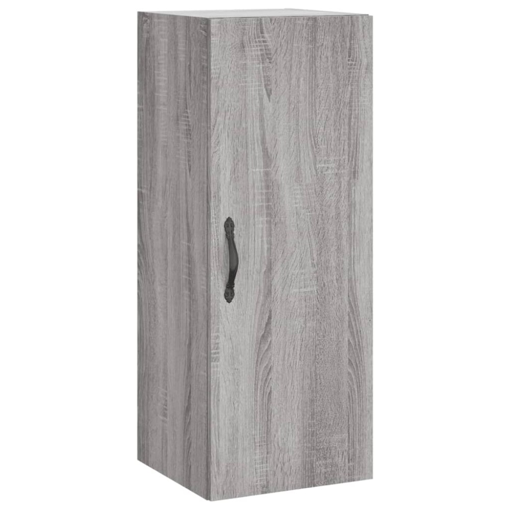 vidaXL Ντουλάπι Τοίχου Γκρι Sonoma 34,5 x 34 x 90 εκ. Επεξεργ. Ξύλο