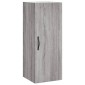 vidaXL Ντουλάπι Τοίχου Γκρι Sonoma 34,5 x 34 x 90 εκ. Επεξεργ. Ξύλο
