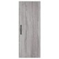 vidaXL Ντουλάπι Τοίχου Γκρι Sonoma 34,5 x 34 x 90 εκ. Επεξεργ. Ξύλο