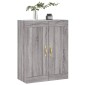 vidaXL Ντουλάπι Επιτοίχιο Γκρι Sonoma 69,5 x 34 x 90 εκ. Επεξεργ. Ξύλο