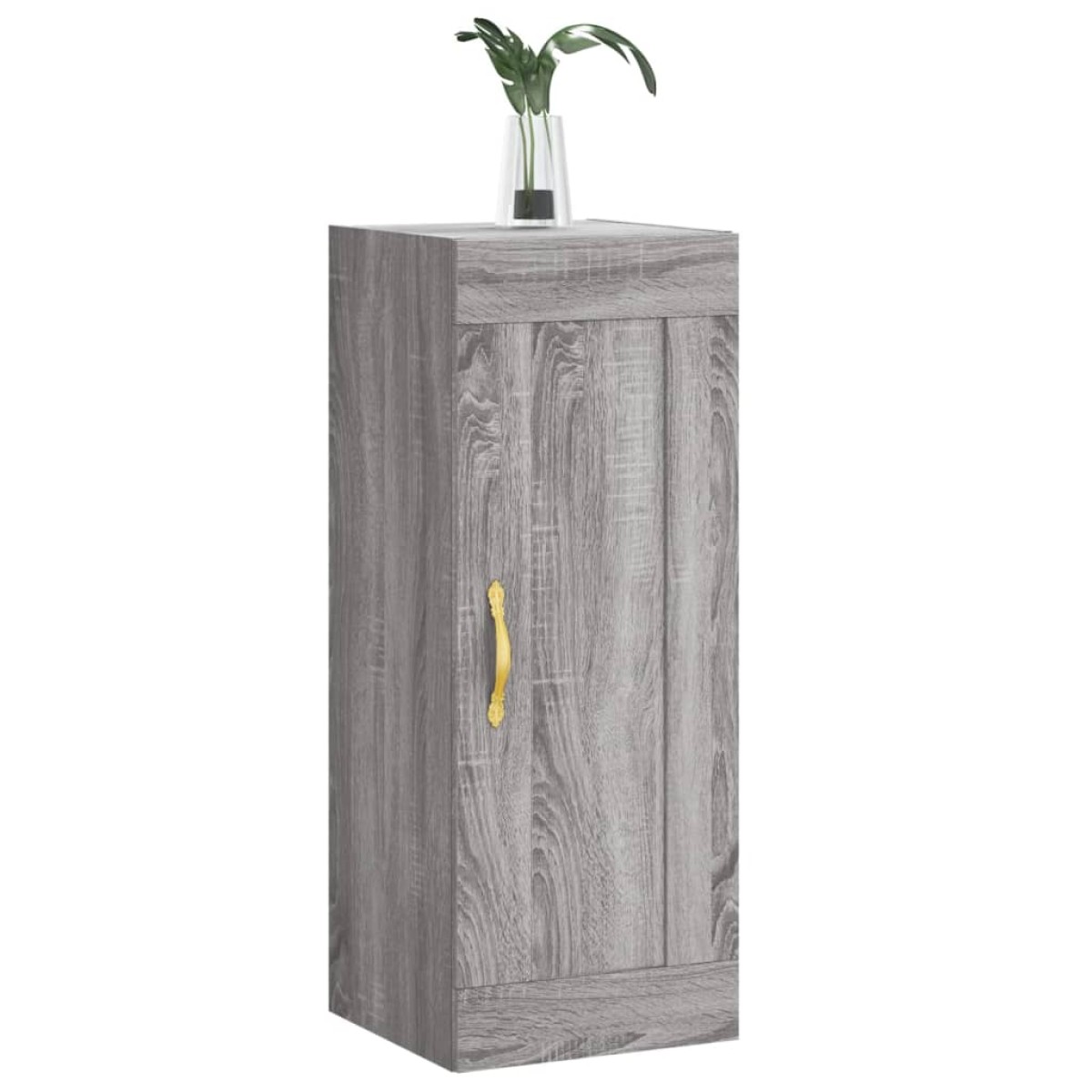 vidaXL Ντουλάπι Τοίχου Γκρι Sonoma 34,5 x 34 x 90 εκ. Επεξεργ. Ξύλο