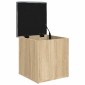 vidaXL Παγκάκι Αποθήκευσης Sonoma Δρυς 42x42x45 εκ. Επεξεργασμένο Ξύλο