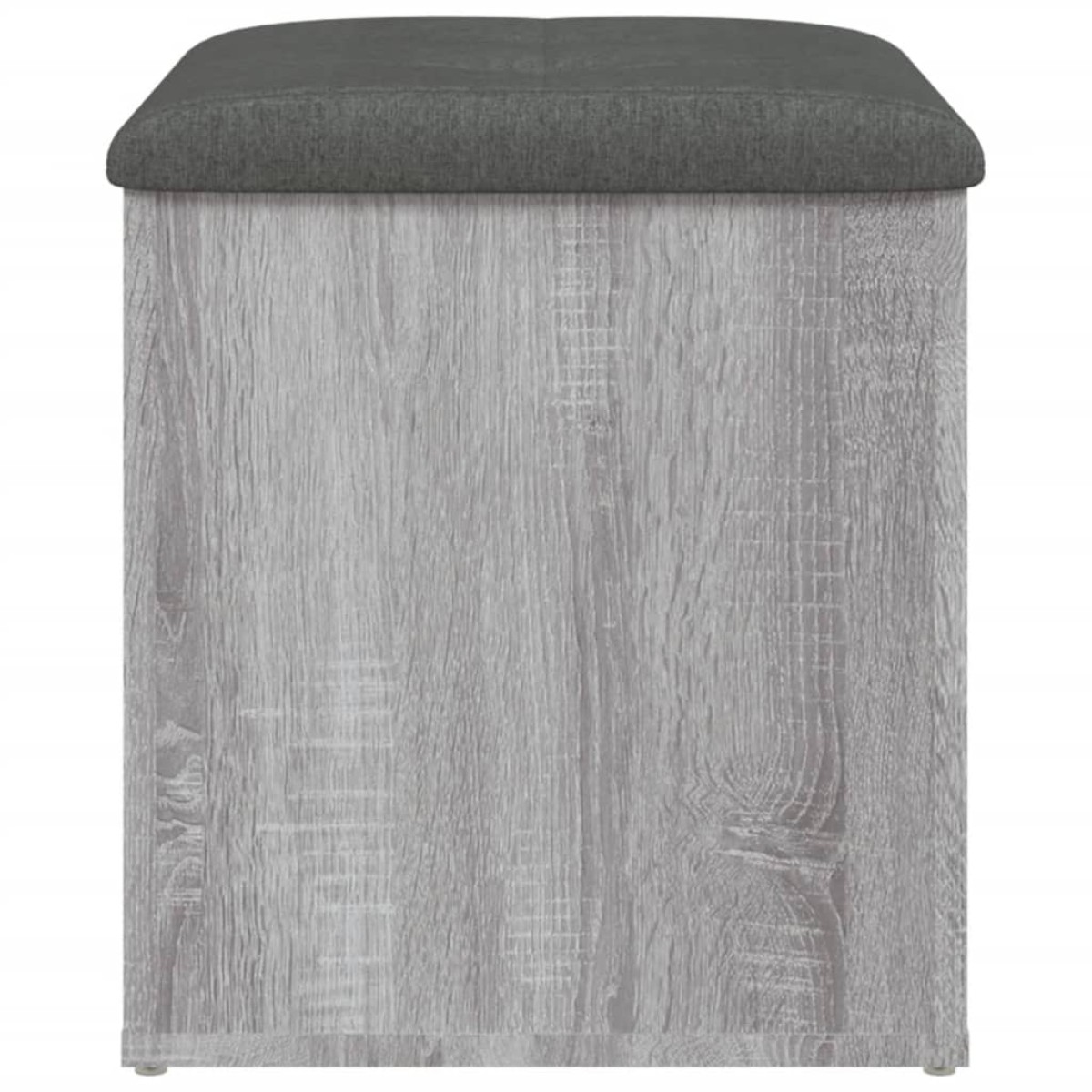 vidaXL Παγκάκι Αποθήκευσης Γκρι Sonoma 42x42x45 εκ. Επεξεργασμένο Ξύλο