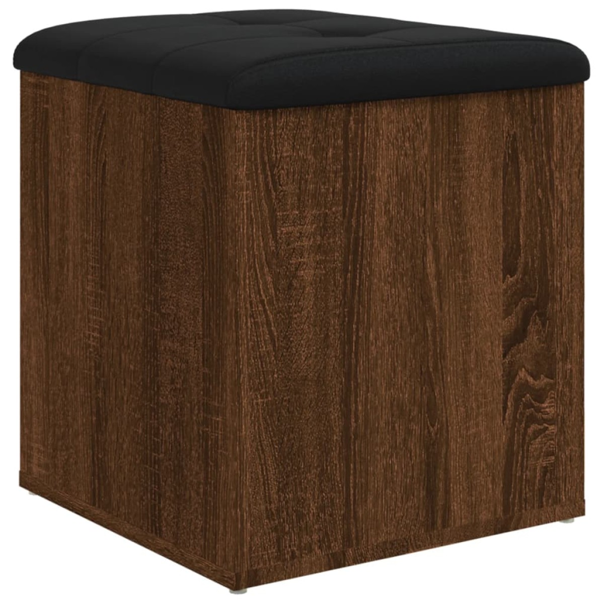 vidaXL Παγκάκι Αποθήκευσης Καφέ Δρυς 42x42x45 εκ. από Επεξ. Ξύλο