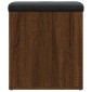 vidaXL Παγκάκι Αποθήκευσης Καφέ Δρυς 42x42x45 εκ. από Επεξ. Ξύλο