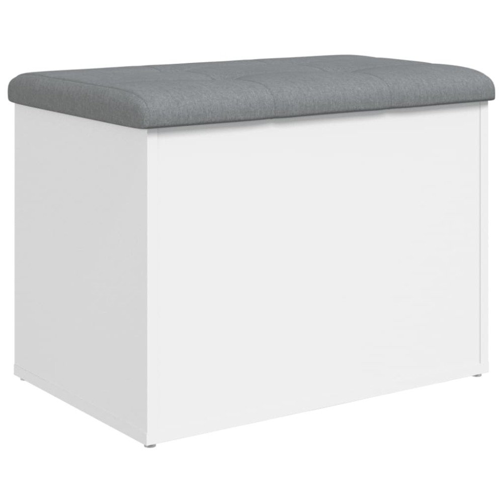 vidaXL Πάγκος Αποθήκευσης Λευκός 62x42x45 εκ. από Τεχνητό Ξύλο