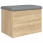 vidaXL Παγκάκι Αποθήκευσης Sonoma Δρυς 62x42x45 εκ. Επεξεργασμένο Ξύλο